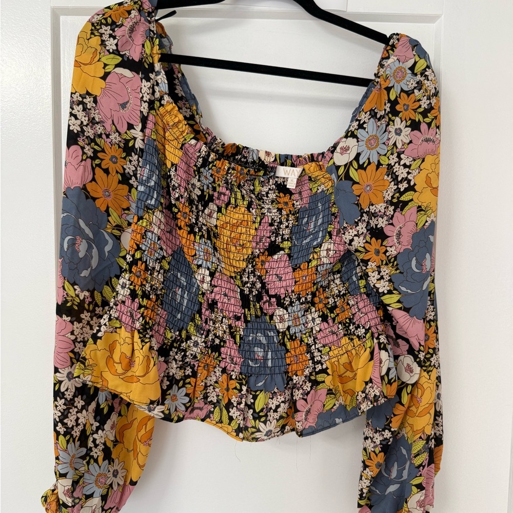 WVVY by Fitty Britttty Multicolor Floral Blouse